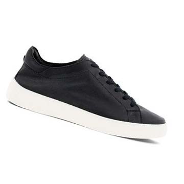 Men's Ecco Street Tray Retro 2.0 Sneakers Black | Canada 666VRW